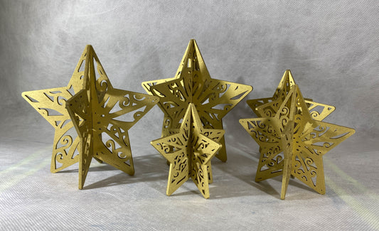 Free standing Christmas holiday star.  Center piece. Holiday decoration.