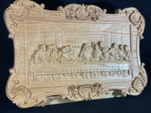 Deluxe 3D carving of the Last Supper of Jesus Christ