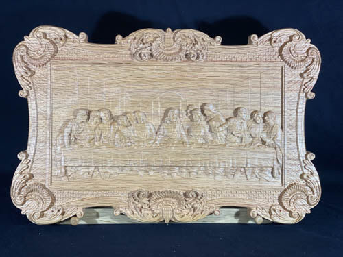 Deluxe 3D carving of the Last Supper of Jesus Christ