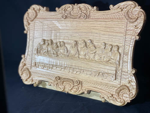 Deluxe 3D carving of the Last Supper of Jesus Christ