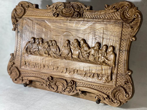 Deluxe 3D carving of the Last Supper of Jesus Christ